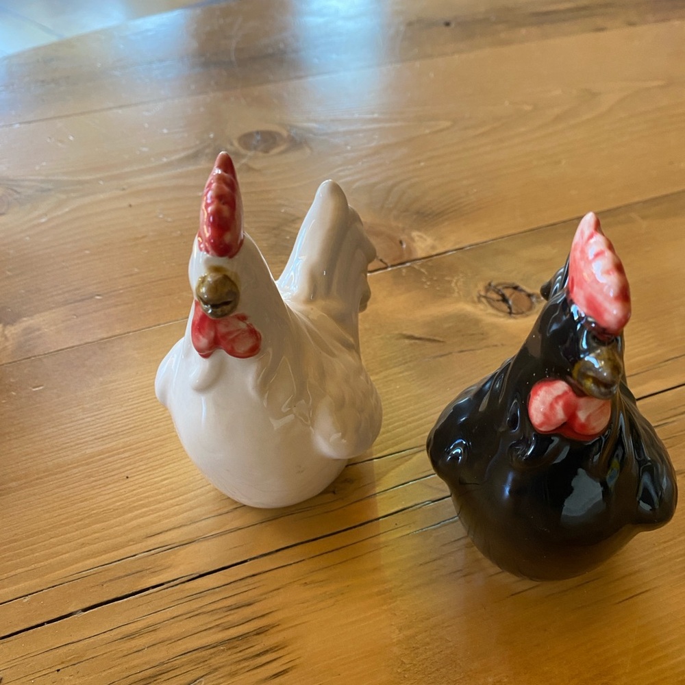 Vintage salt and pepper shakers